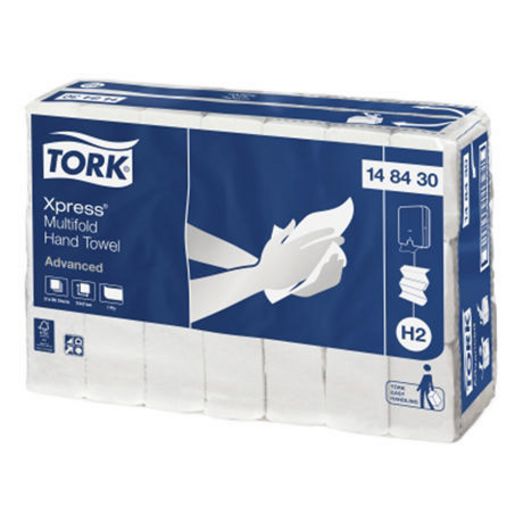 Tork Hand Towel I/Leave 185 Sheet H2 Carton of 21 148430