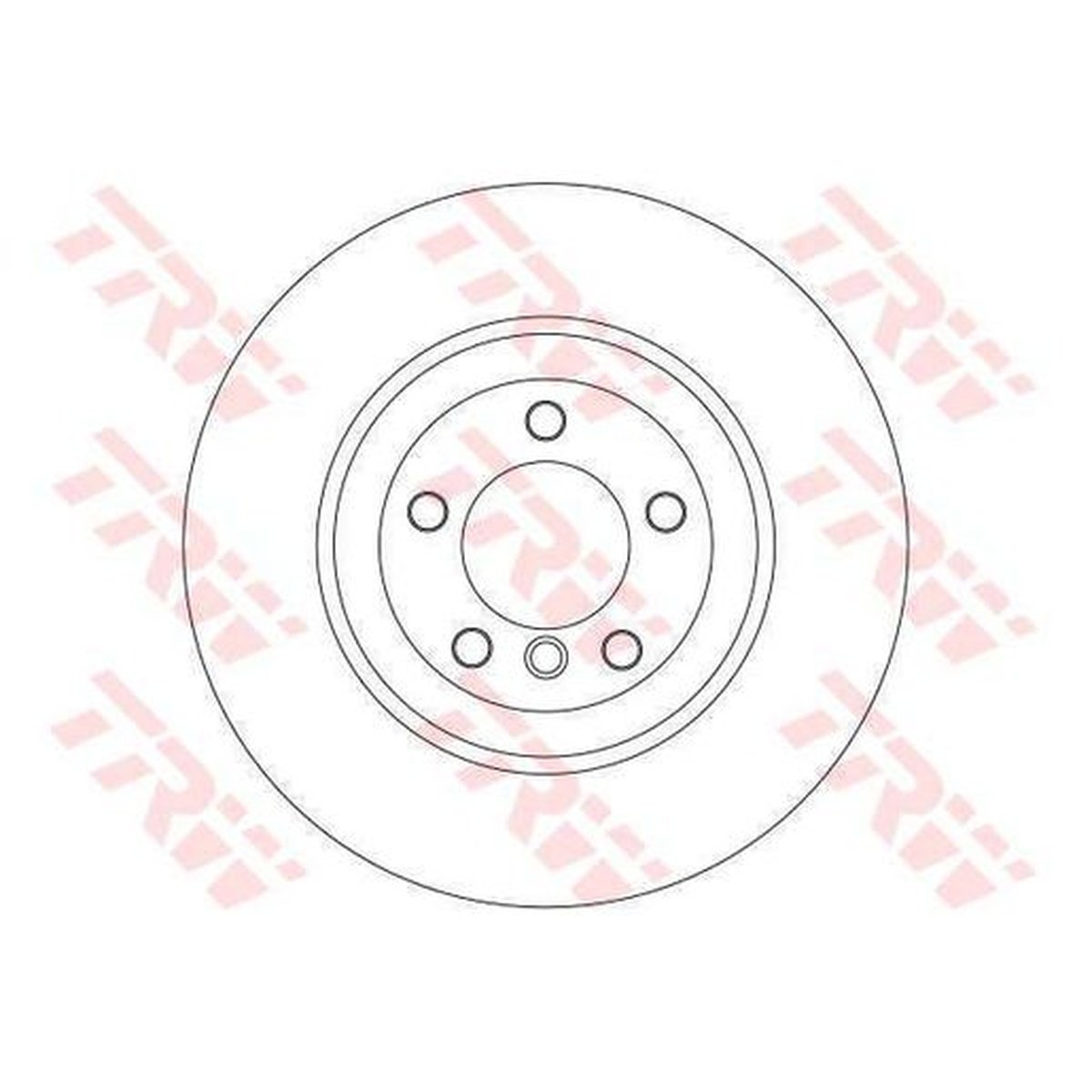 TRW Brake Rotor Rear DF4389S