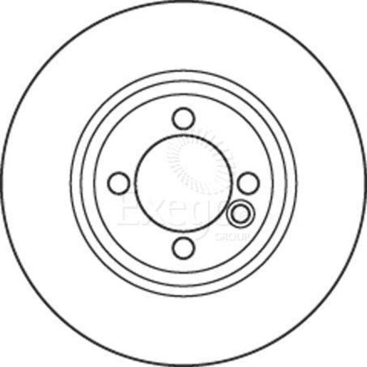 TRW Brake Rotor Pair Front DF4799S