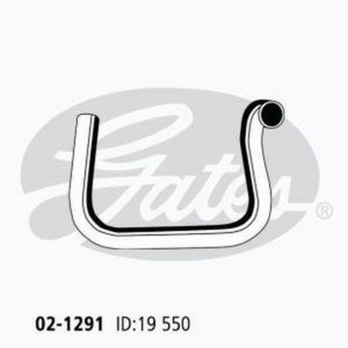 Gates Radiator Hose 02-1291