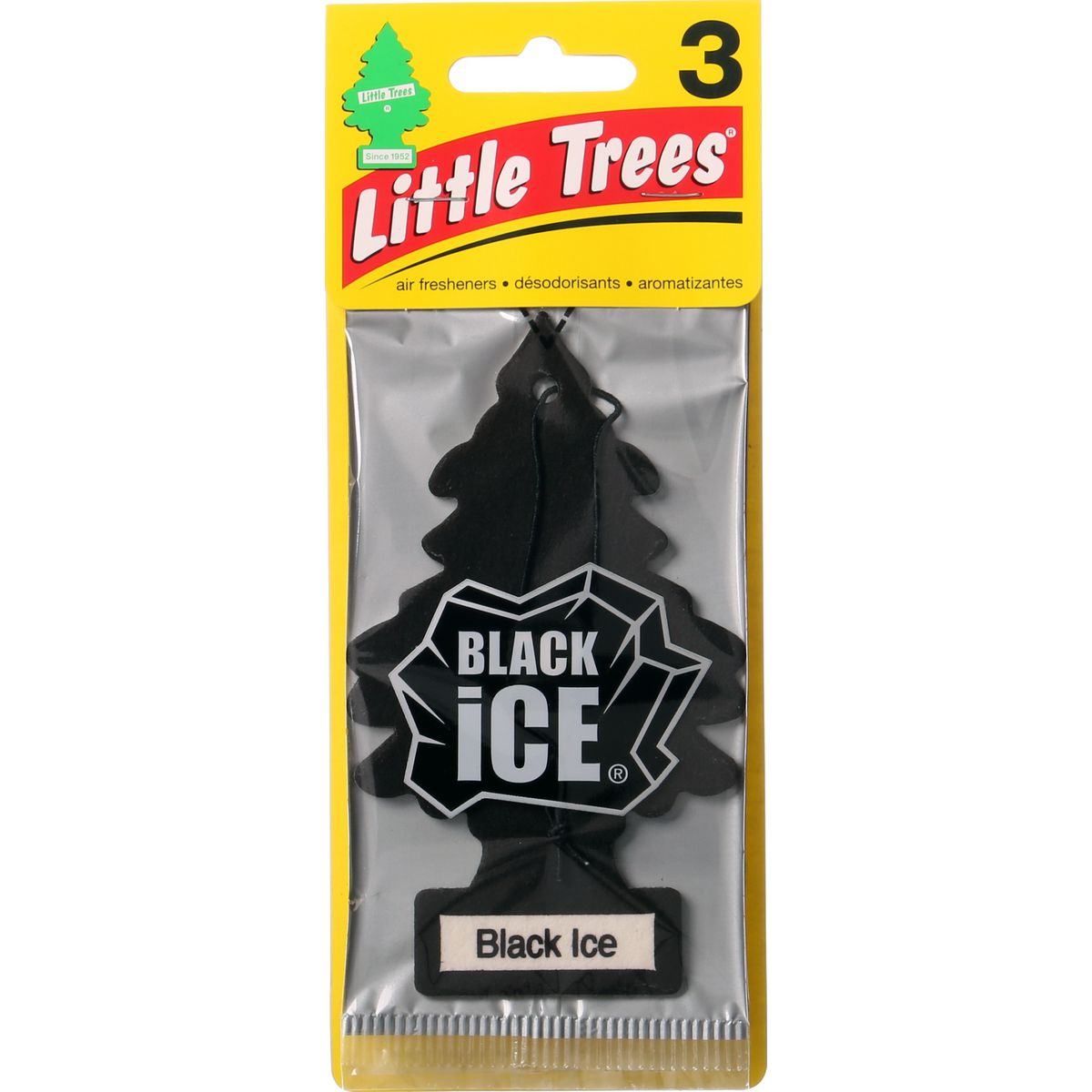 Little Trees Little Trees Car Air Freshener - Black Ice 3Pk U3S-32055