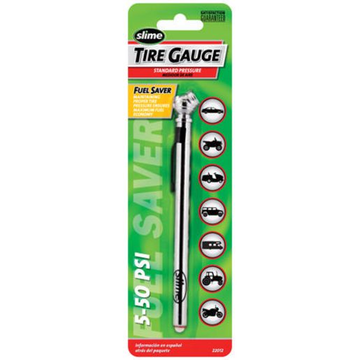 Slime Gauge-Pencil Chrome 5-50 Psi 22012