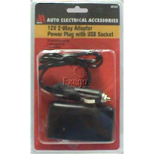 Mechpro Adaptor Twin Power Outlets Usb MPEA07