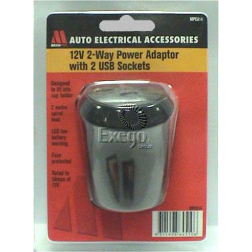 Mechpro Socket 12V Twin Usb/Battery Test MPEA14