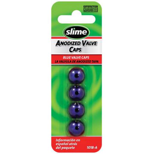 Slime Valve Caps - Anodised Blue 4Pk 1018-A