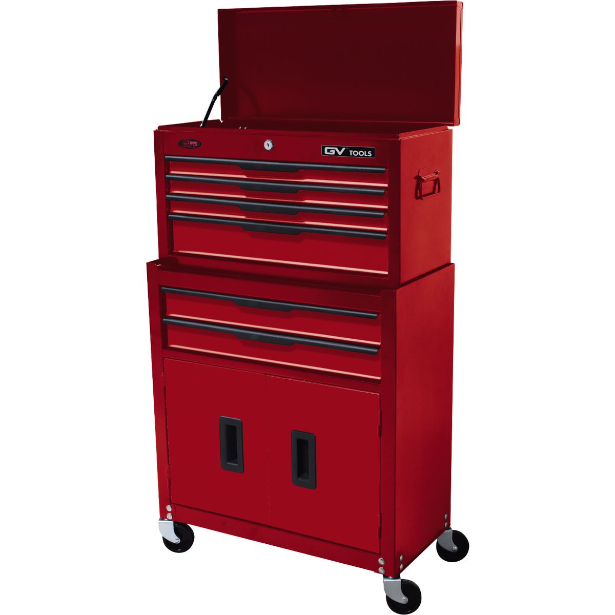Gv Tools 6 Drawer Tool Chest & Trolley Combo 24In GVT6D