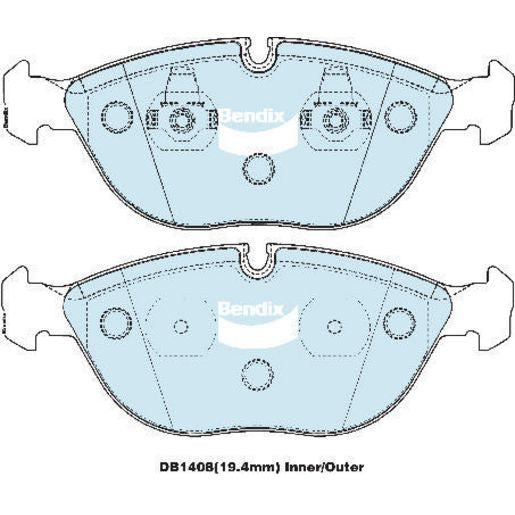 Bendix Brake Pads Set - General Ct DB1408CT