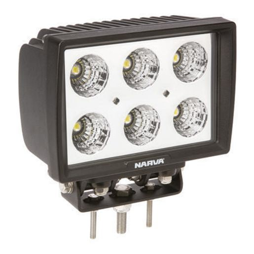 Narva Led Work Light Rectangle 9 To 33V Flood Beam 72722