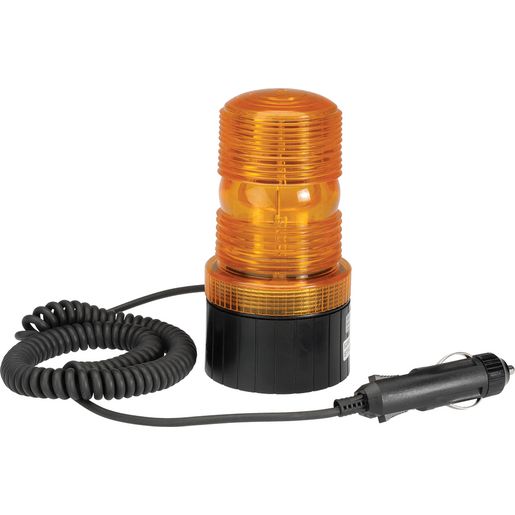 Narva Guardian Tall LED Quad Flash Strobe/Beacon Amber 1280V Magnetic Mount W 2.5M Spiral Cord 85375A
