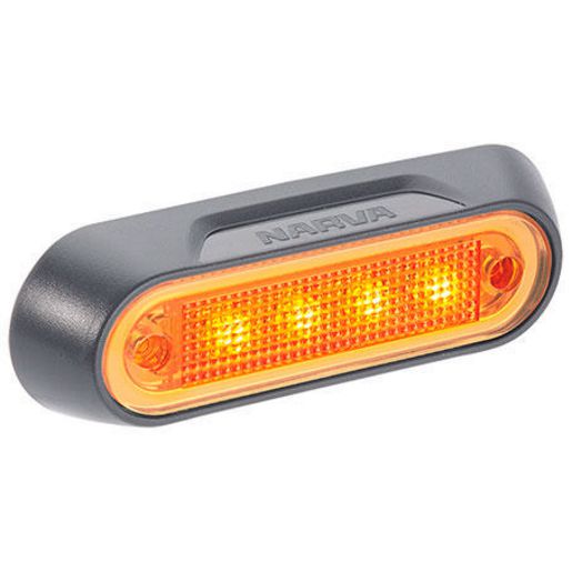 Narva Front Marker Light Amber Led 9 To 33V 90822