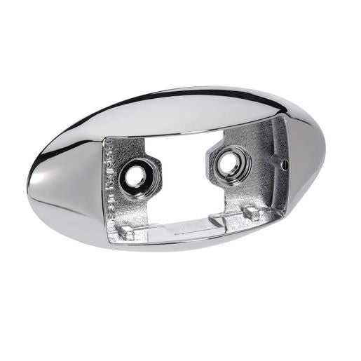 Narva Mounting Base Deflector Chrome Oval Suits Model 14 Marker Lamps 91494