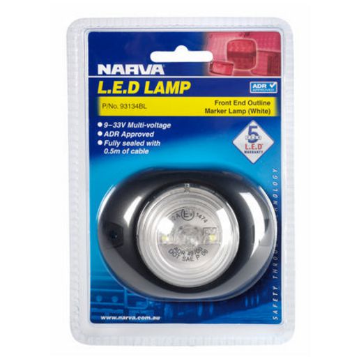 Narva Front Marker Light Clear Led 9 To 33V 93134BL