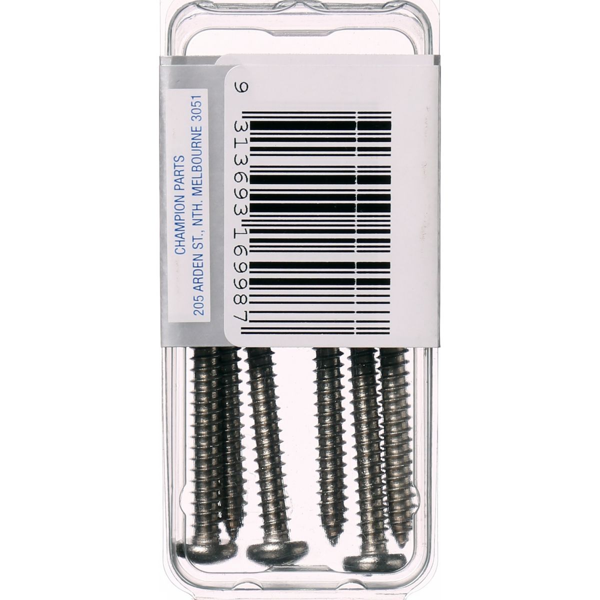 Champion Fasteners Self TaPPEr Screw Pan Phillips Stainless Steel 4.8X38mm 316/A4 CSP95