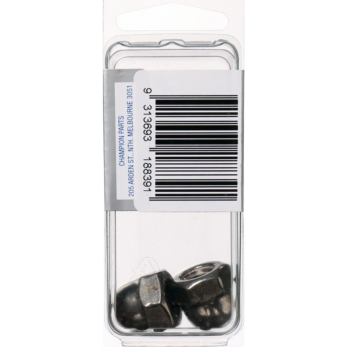 Champion Fasteners Hex Dome M10X1.50mm-316/A4 Nut DN10