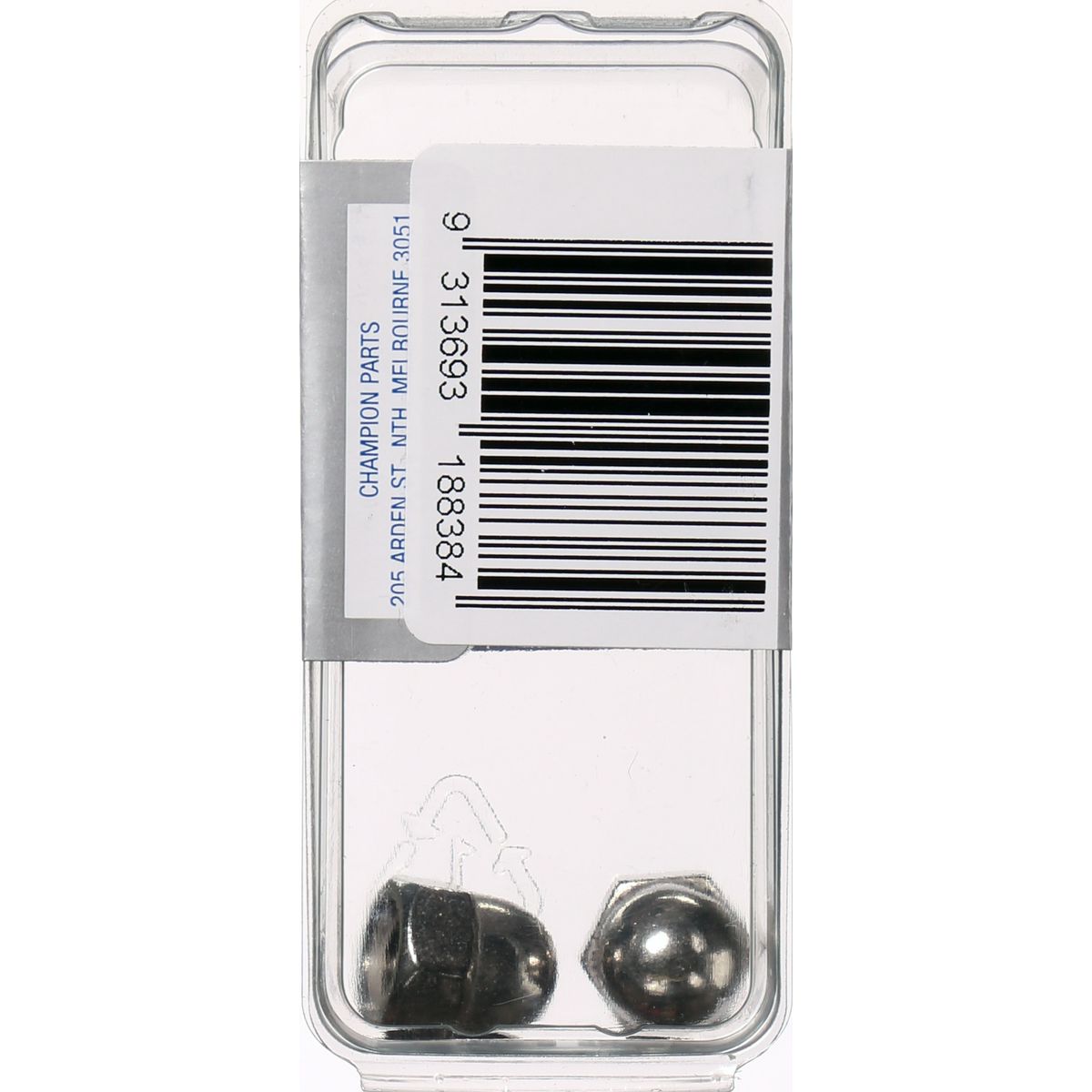 Champion Fasteners Hex Dome Nut Stainless Steel M8X1.25mm 316/A4 DN8