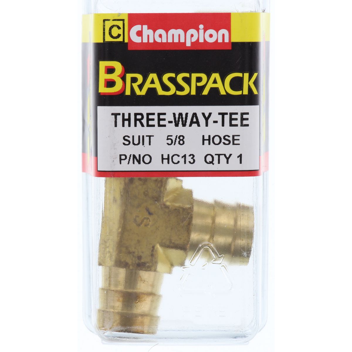 Champion Brass Tee Joiner 5/8 Hose HC13