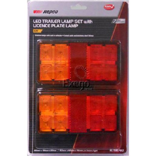 LED Autolamps Repco LED Stop/Tail/Indicator Lamp Set RLT150LPBL2