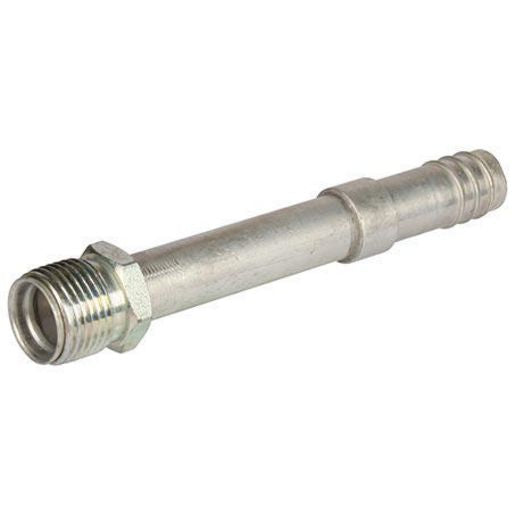 Atco Aluminium Fitting # 10 MIOR - Barb Step Up #12 Straight AFX1803