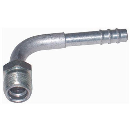 Atco Aluminium Fitting # 6 MIOR - Barb #6 90 AFX1840