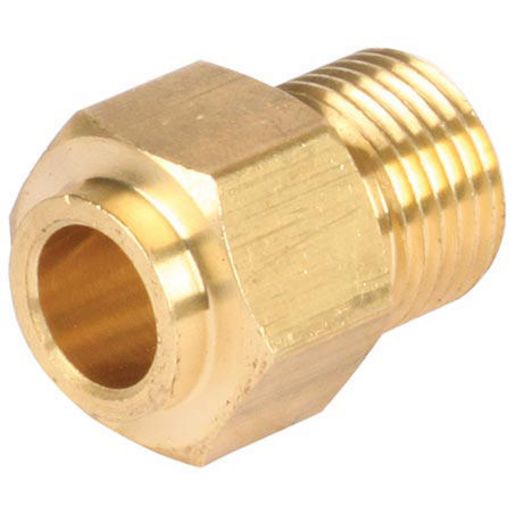 OEX Brass Fitting # 6 Mior - Weld On Straight AFX9316
