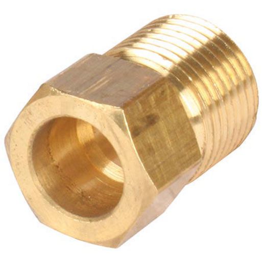 OEX Brass Fitting # 10 Mior - Weld On Straight AFX9320