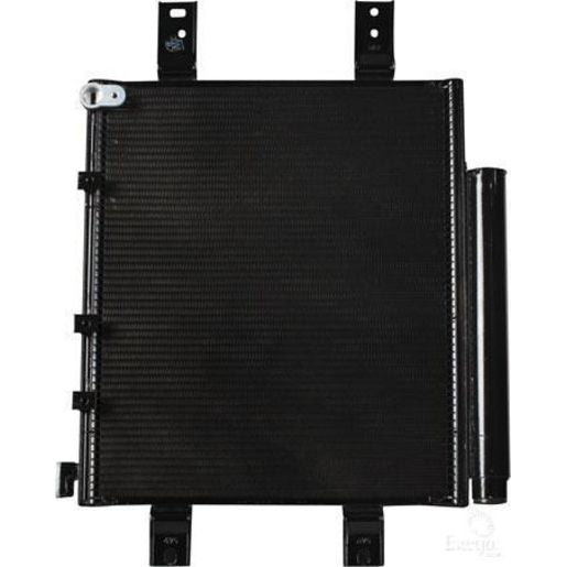 DENSO Air Conditioning Condenser Parallel Flow Inlet Pad Outlet Pad CNX8140