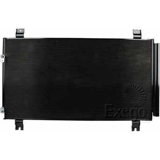 DENSO Air Conditioning Condenser Parallel Flow Inlet Pad Outlet Pad CNX8490