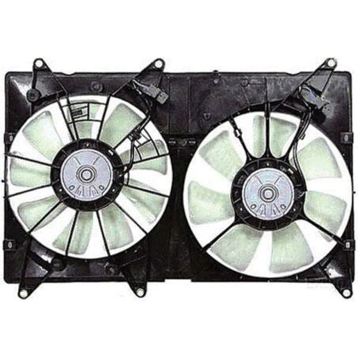 DENSO Dual Fan Assembly 12V To Suit Toyota Kluger Mcu28 V6 3.3L EFX6740