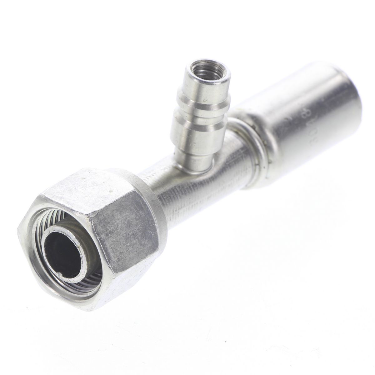 ATCO #10 FOR - Reduced Beadlock #10 Straight W/R134a Port Fitting Steel SRX1303-3