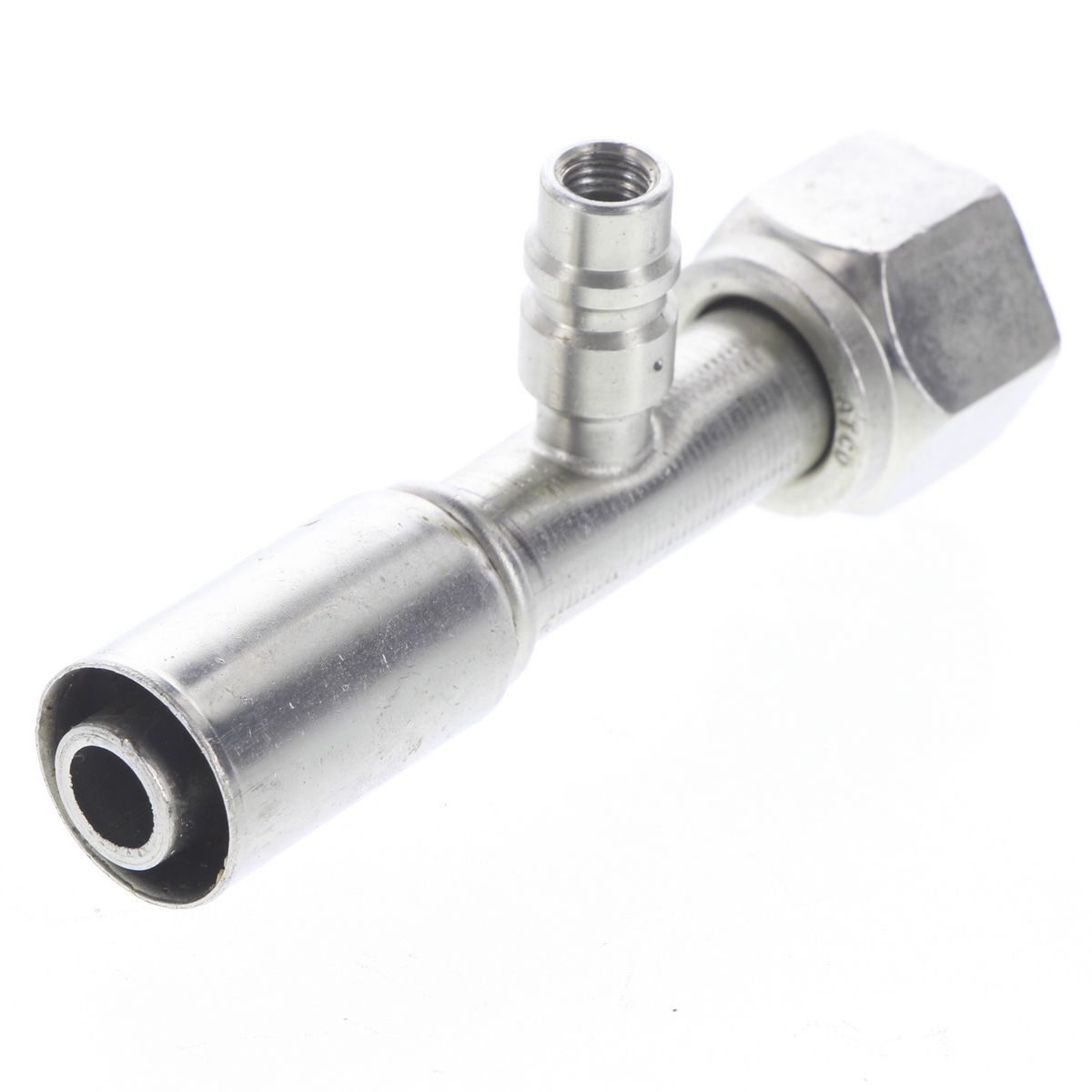 ATCO #10 FOR - Reduced Beadlock #10 Straight W/R134a Port Fitting Steel SRX1303-3