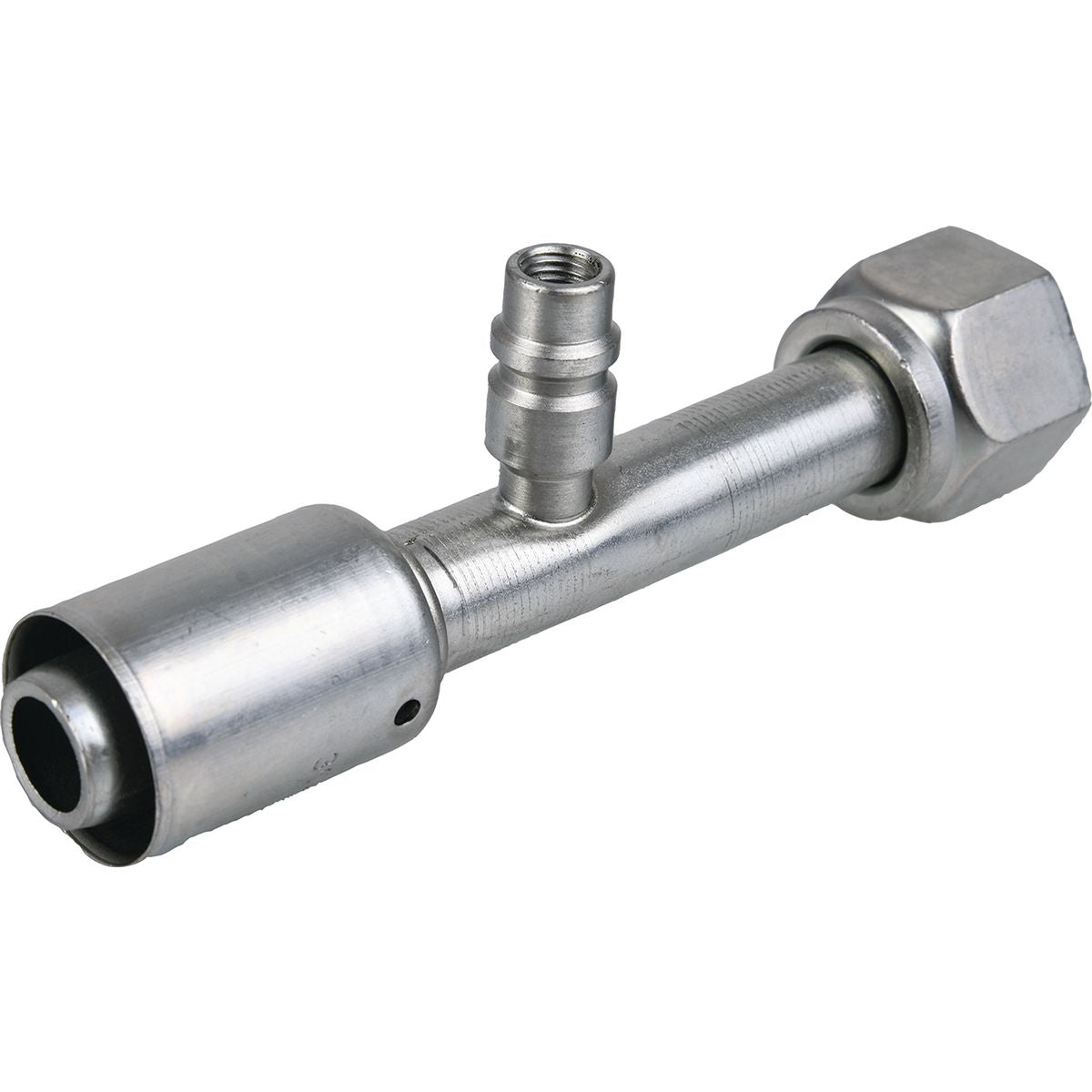 ATCO #10 FOR - Reduced Beadlock Step Up #12 Straight W/R134a Port Fitting Steel SRX1307-3
