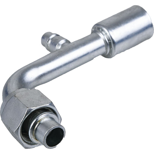 ATCO #10 FOR - Reduced Beadlock Step Up #12 90 Deg W/R134a Port Fitting Steel SRX1327-3