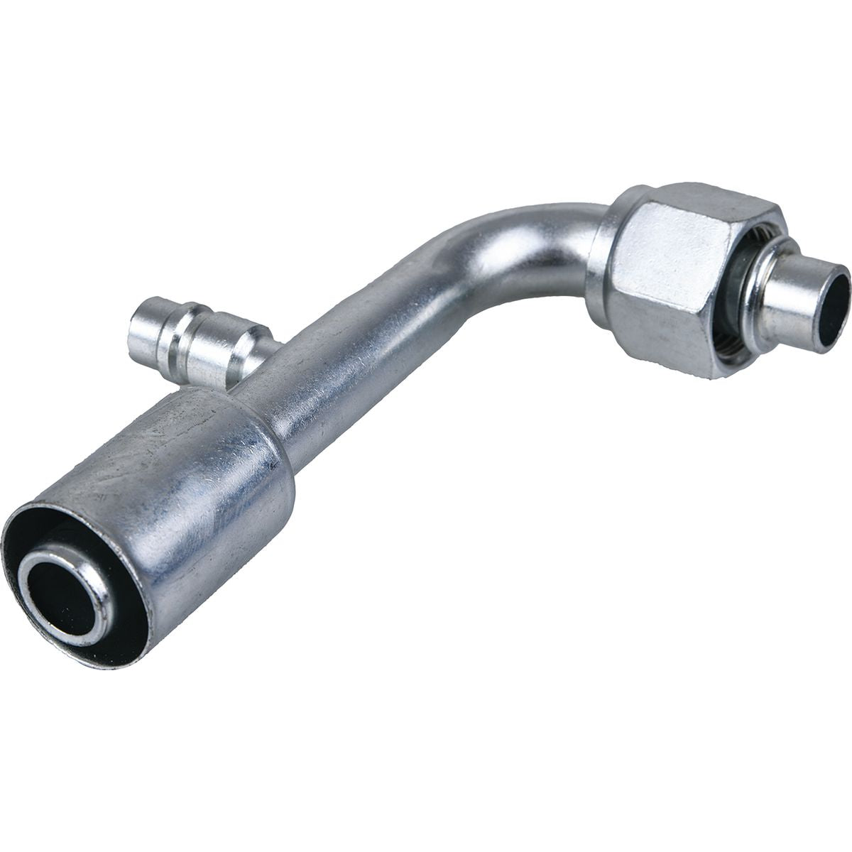 ATCO #10 FOR - Reduced Beadlock Step Up #12 90 Deg W/R134a Port Fitting Steel SRX1327-3
