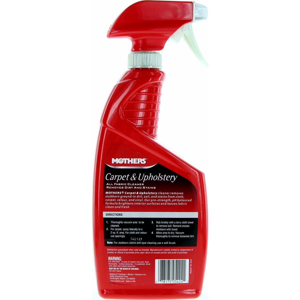 Mothers Carpet & Upholstery Cleaner 710ml 5424