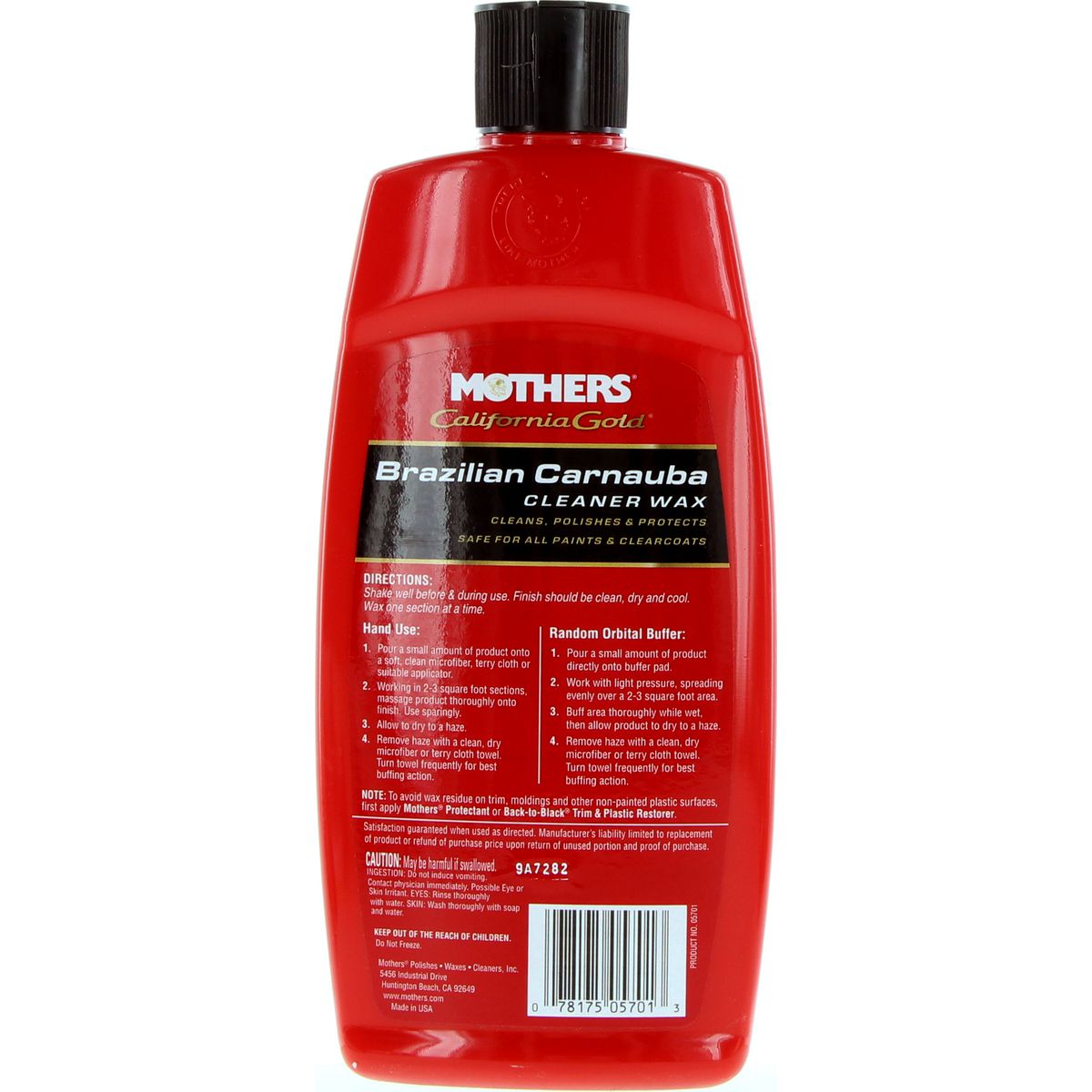 Mothers California Gold Brazilian Carnauba Wax 473ml 5701