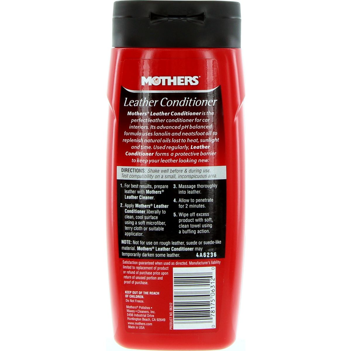Mothers Leather Conditioner 355ml 6312