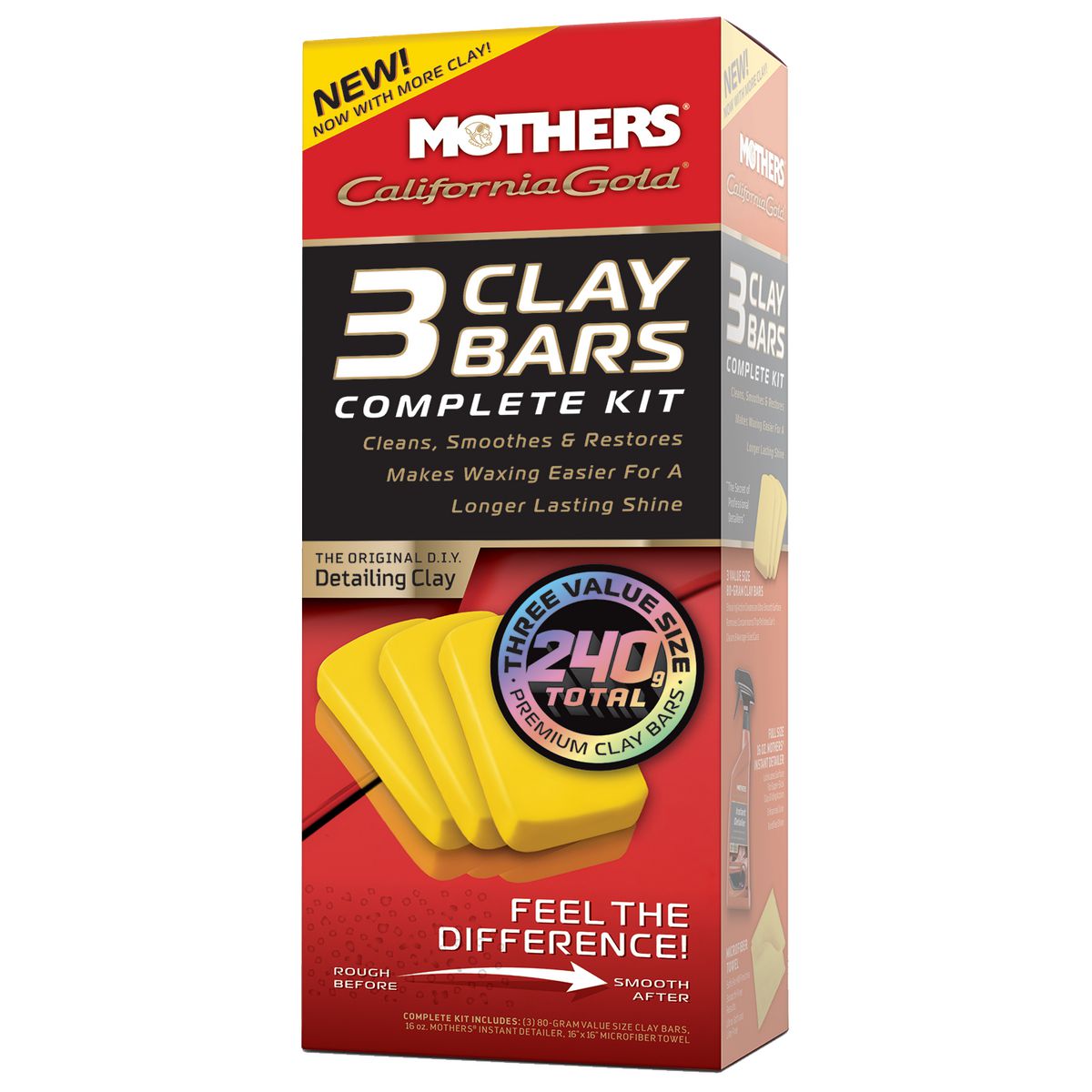 Mothers California Gold Clay Bar System 7240