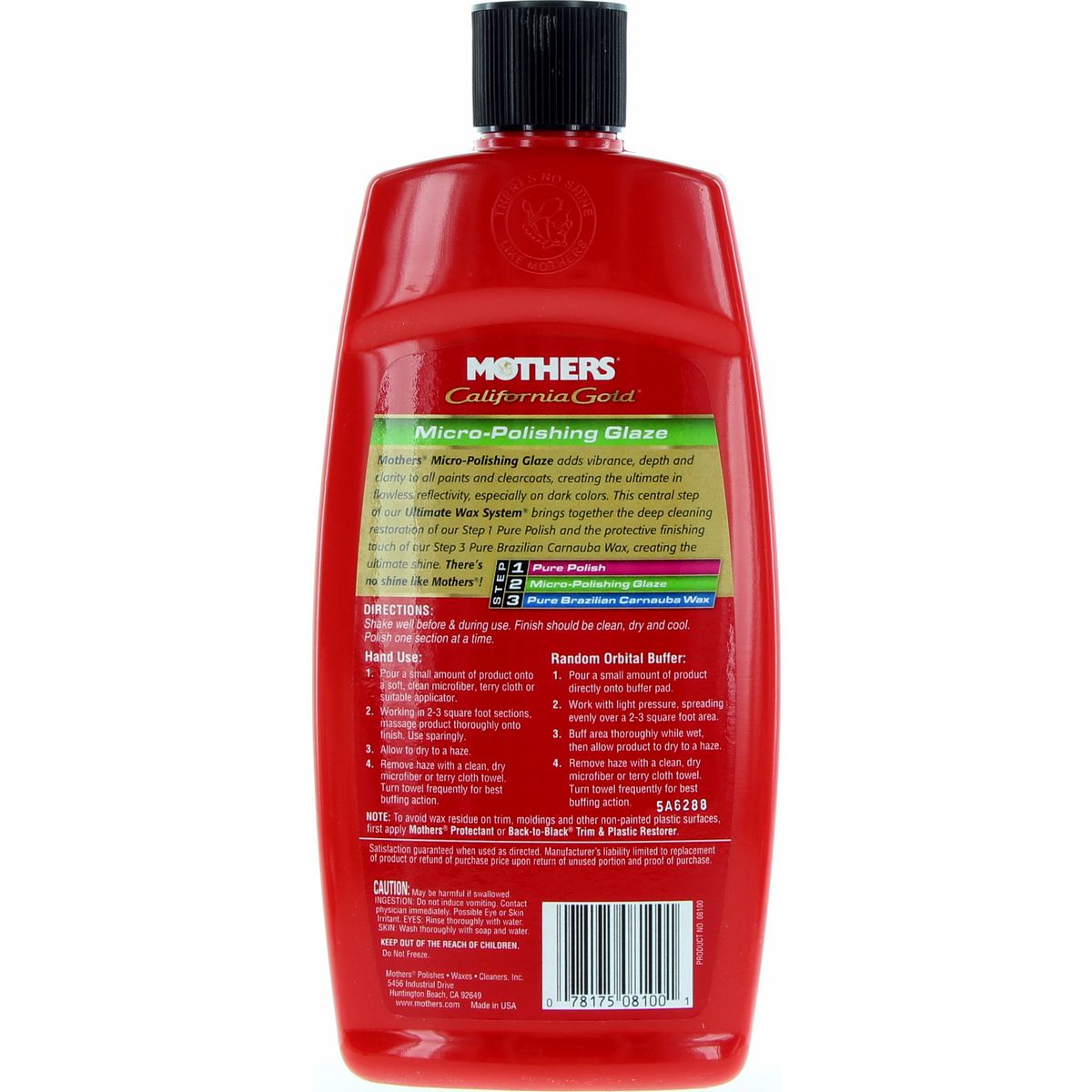 Mothers California Gold Micro Polishing Glaze 473Ml 8100