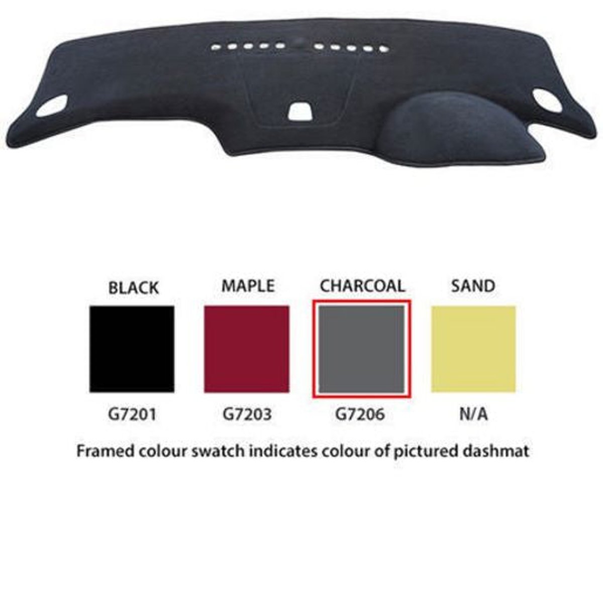 Sunland Dashmat fits HOLDEN CRUZE (JG/JH - 5/09 On) - Black