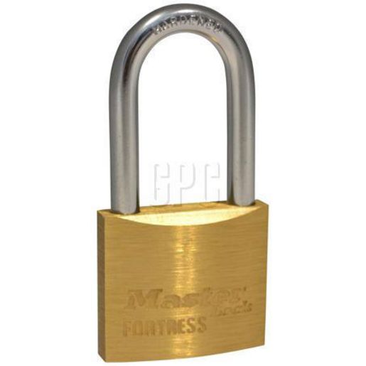Master Lock Fortress Brass Padlock w/Long Shank 40mm FM1840DLF
