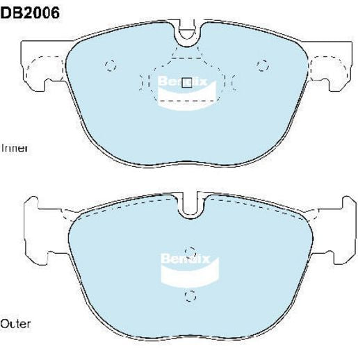 Bendix Brake Pads Set - General Ct DB2006CT
