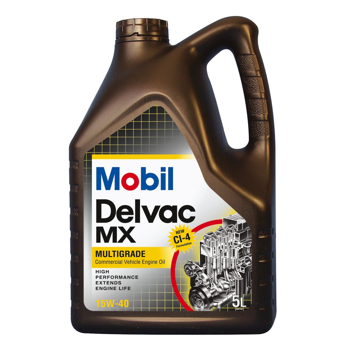 Mobil Delvac Mx Diesel Mineral Engine Oil 15W-40 5Ltr 134647