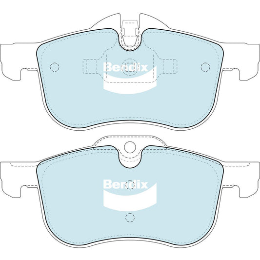 Bendix Heavy Duty Brake Pad Set Front DB2022 HD