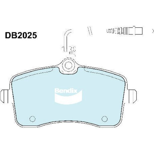 Bendix Brake Pad Set - Heavy Duty DB2025HD