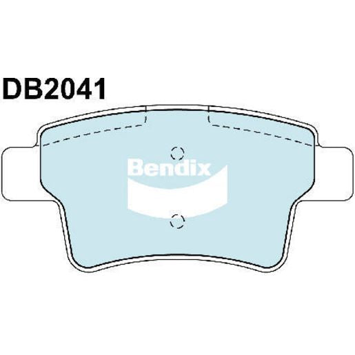 Bendix Brake Pad Set - Heavy Duty DB2041HD
