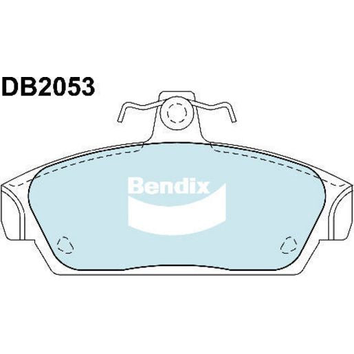 Bendix Heavy Duty Brake Pad Set Front DB2053 HD