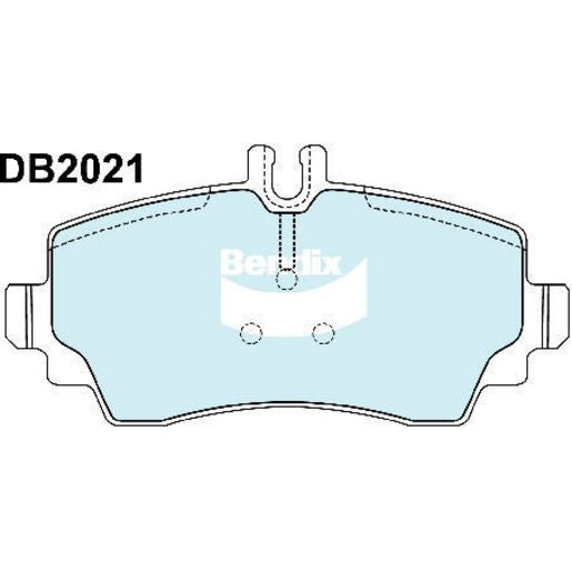 Bendix Brake Pad Set - Heavy Duty DB2021HD