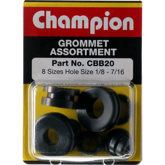 Champion Fasteners Blister Assortment Wiring Grommets CBB20