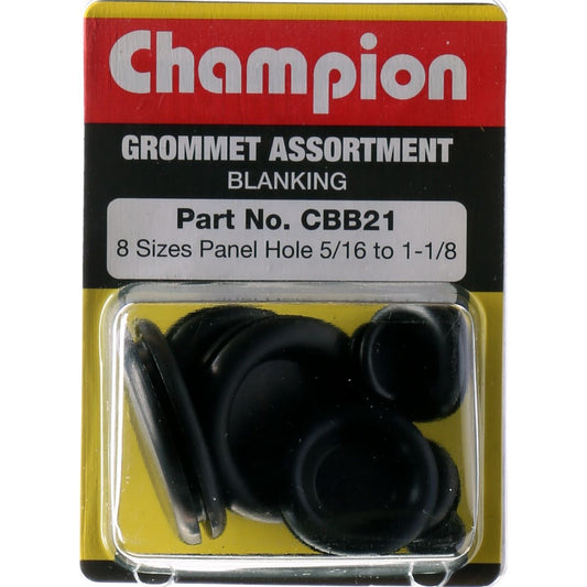 Champion Fasteners Blister Assortment Blanking Grommets CBB21