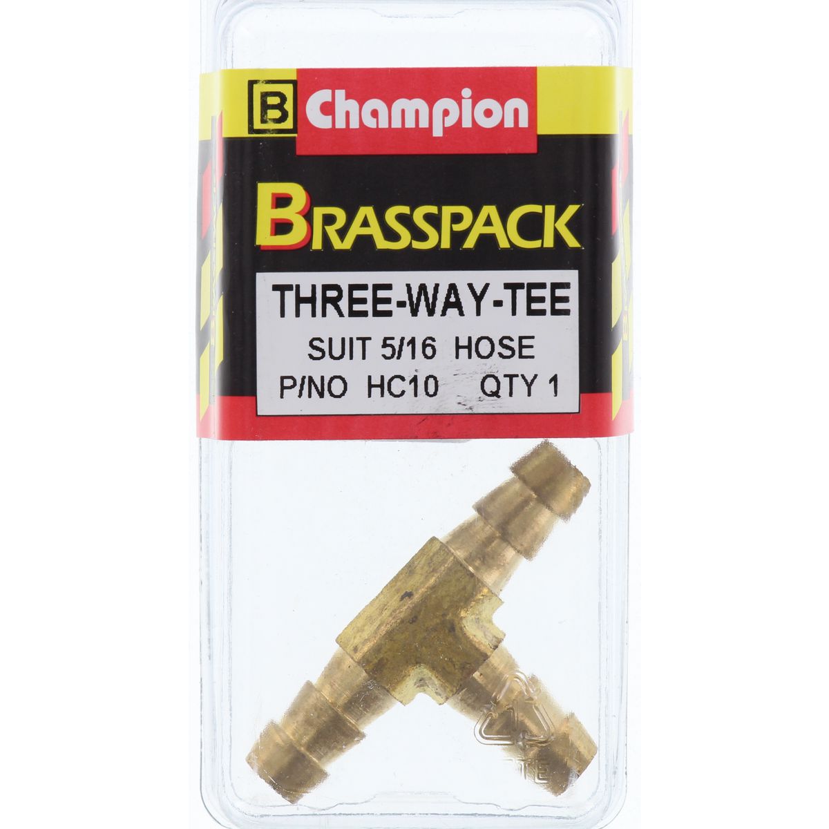 Champion Brass Tee Joiner 5/16 Hose HC10